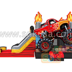 GWC-044 Monster Truck Dual Lane Wet/Dry Combo