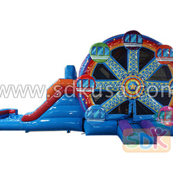 GWC-5 Ferris wheel inflatable dual combo