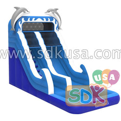 GWS-108 Dolphin water slide