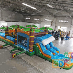 GWS-152  Ocean water obstacle course with pool