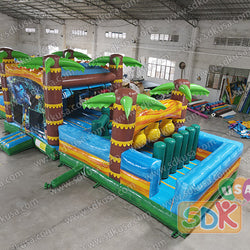 GWS-152  Ocean water obstacle course with pool