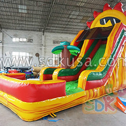 GWS-018 Mr. Sun inflatable water slide