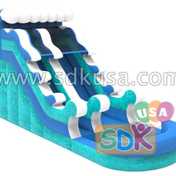 GWS-222 Sparkle blue waterslide
