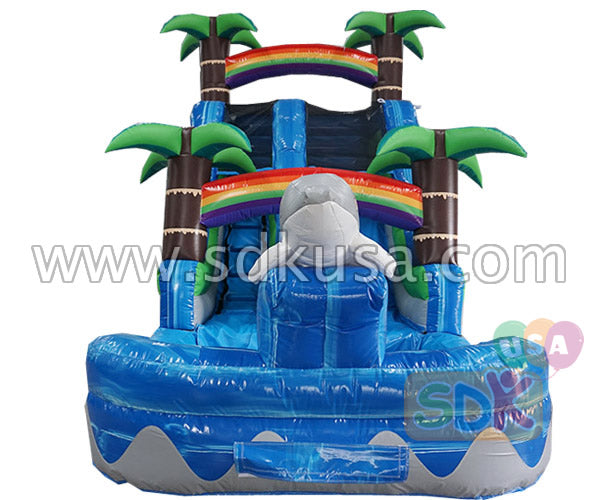 GWS224 inflatable jungle water slide SDKUSA