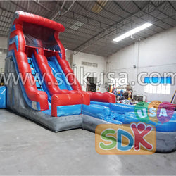 GWS-232 Water slide with detachable pool