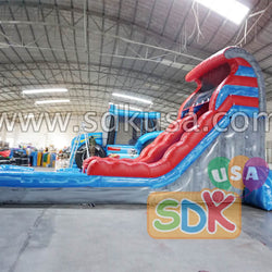 GWS-232 Water slide with detachable pool