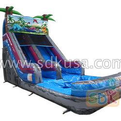 Jungle water slide