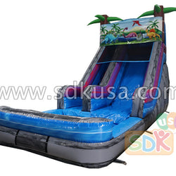 Jungle water slide