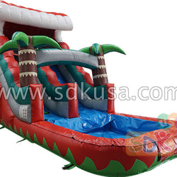 Jungle water slide