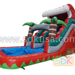Jungle water slide