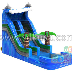 Ocean water slide