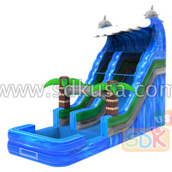 Ocean water slide