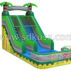 Plam tree water slide