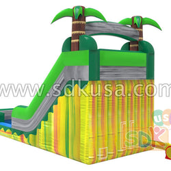 Plam tree water slide