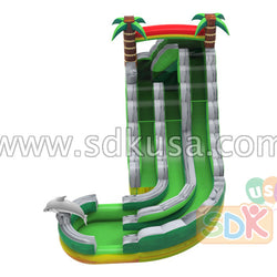 GWS-267 Curved water slide