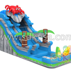 Crab water slide