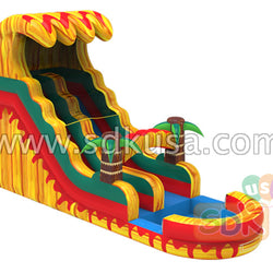 GWS-281 Fire water slide