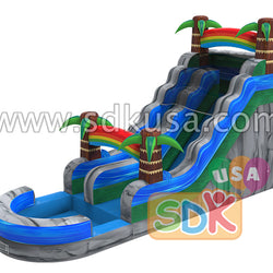 GWS-296 Rainbow water slide