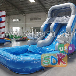 GWS-304 Inflatable dolphin water slide