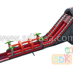 GWS-308 Jungle trees water slide n slip with pool