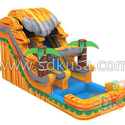GWS-318 Volcano lava water slide