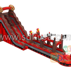 Pirate water slide n slip