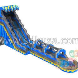GWS-320 Blue wave water slide n slip