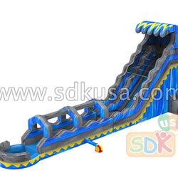 GWS-320 Blue wave water slide n slip