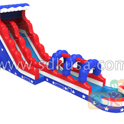 GWS-325 Captain America water slide n slip