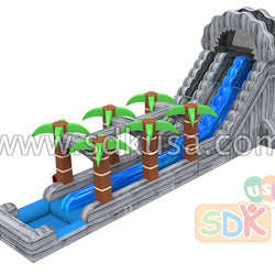 GWS-326 Waterfall water slide n slip
