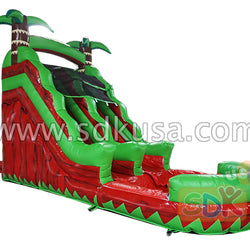 GWS-341 Jungle trees water slide
