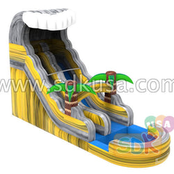 GWS-356 Palm trees water slide