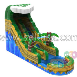 GWS-357 Palm trees water slide