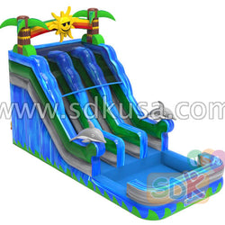 GWS-363 Sunshine Dolphin dual water slide