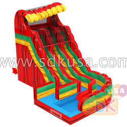 GWS-364 Fire dual water slide