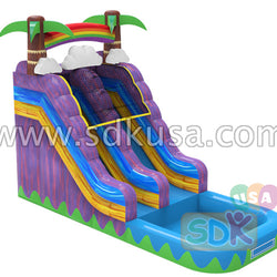 GWS-365 Palm tree water slide