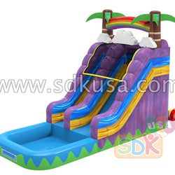 GWS-365 Palm tree water slide