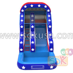 GWS-366 America bounce house water slide