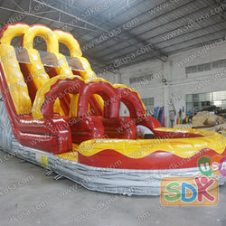 GWS-386 Dual lane water slides