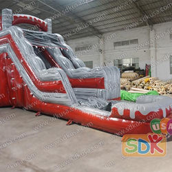 GWS-390 Red marble water slide