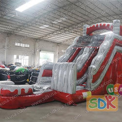 GWS-390 Red marble water slide