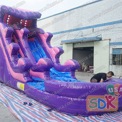 GWS-391 Purple marble water slide