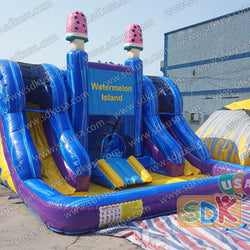 GWS-394 Watermelon island water slide