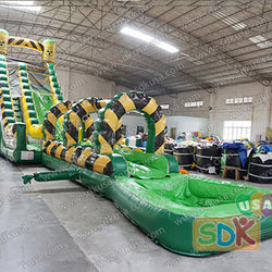 GWS-404 Toxic water slide n slip with pool
