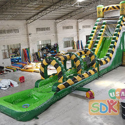 GWS-404 Toxic water slide n slip with pool