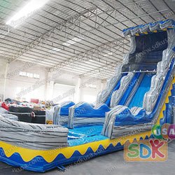 GWS-407 Blue wave water slide
