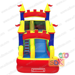 GWS-422  18FT Medieval backyard water slide
