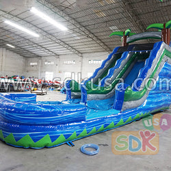 GWS-063 Blue marble water slide