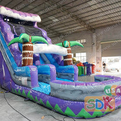 GWS-084 Purple marble water slide