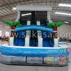 GWS-087 Grey marble wave water slide